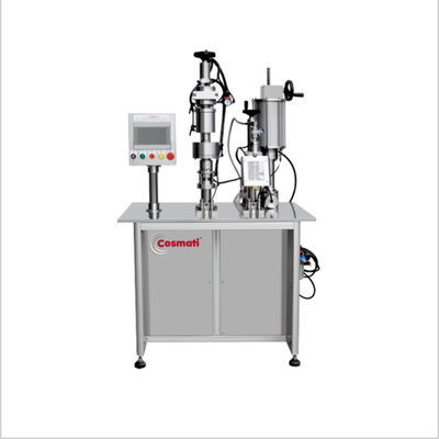 Quality  Semi Automatic Aerosol Body Spray Cans Filling Machines 1200 -1600cans / Hour factory