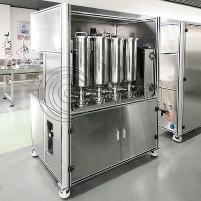 4 / 6 heads Automatic filling machine for Gouache Latte multi color isolation cream