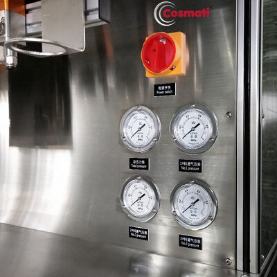 4 / 6 heads Automatic filling machine for Gouache Latte multi color isolation cream