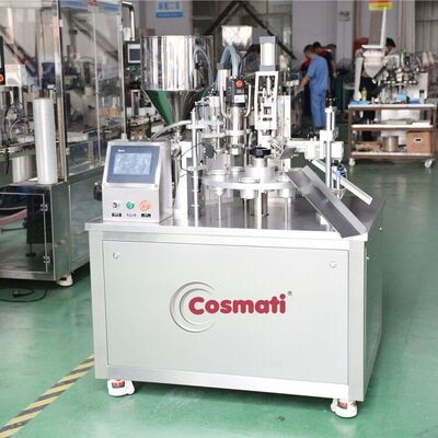 Automatic Tube Filling Sealing Machine for Inner Heating Toothpaste Cosmetic