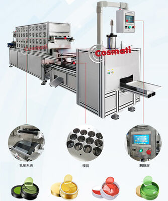 Eye Mask Patch Cosmetic Gel Making Filling Packing Machine