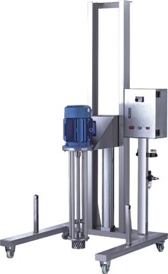 Movable Pneumatic Lifting Vacuum Homogenizer Cream Mixer for Viscosity Liquids / Solid Powders