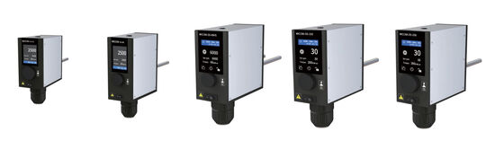 Small Cosmetic Laboratory Equipment Digital Display Top Mounted Vertical Mixer