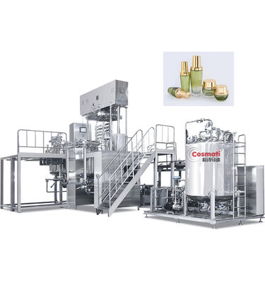 Cream Ointment Vacuum Homogenizer Emulsifying Machine High Shear Mixer