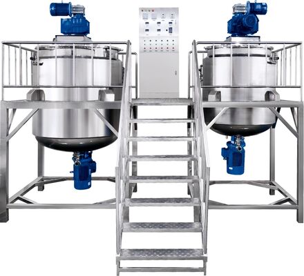 500L-5000L Liquid Soap Making Machine Stainless Steel Homogenizing Blending Heating Cooling