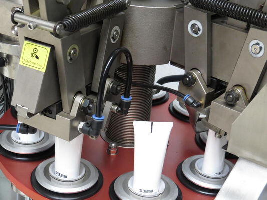Lotion Cream Toothpaste Soft Tube Filling Sealing Machine with Automatic Tube Feeder