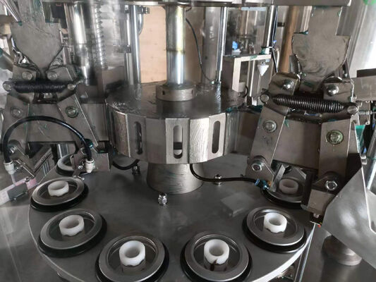 Lotion Cream Toothpaste Soft Tube Filling Sealing Machine with Automatic Tube Feeder
