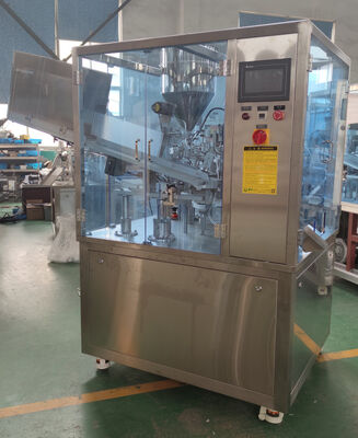 Hand Cream Face Cleanser Plastic Tube Filling Sealing Machine with Hot Air Gun