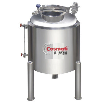 316L 304 Stainless Steel Hot Water Sealed Liquid Storage Tank For Cosmetics
