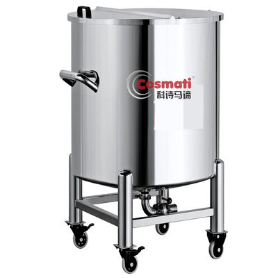 316L 304 Stainless Steel Hot Water Sealed Liquid Storage Tank For Cosmetics