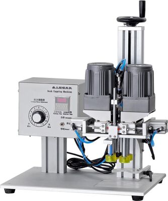 Full automatic capping machine with cap feeder