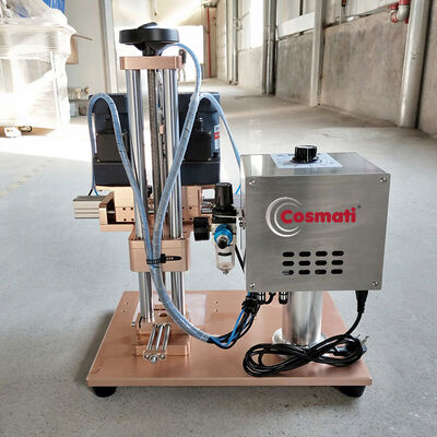 Desktop Large Caliber Small Plastic Bottle Capping Machine Semi Automatic