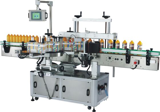 Double Side Automatic Bottle Labeling Machine 50-60 Bottles/min