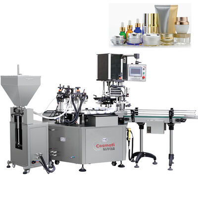 Stainless Steel Bottle Capping Machine For Body Face Lotion Beauty Cream Jar
