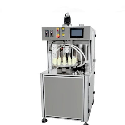 High Speed Spiral Lipstick Lip Gloss Eye Cream Production Line Filling Machine
