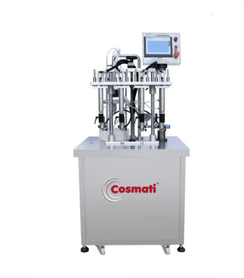 Automatic Pneumatic Perfume Filling Machine 4 Head Custom Logo