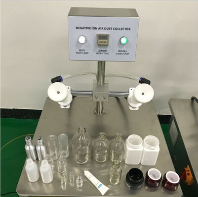 304 Stainless Steel Cosmetic Bottle Air Cleaning Machine Semi Automatic