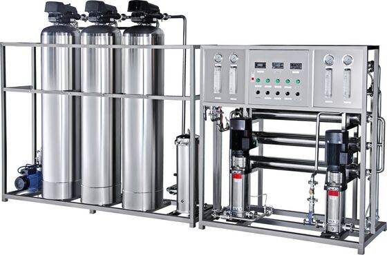 Two Stage RO Stainless Steel Pure Water Treatment Plant Reverse Osmosis Equipment 500L/H
