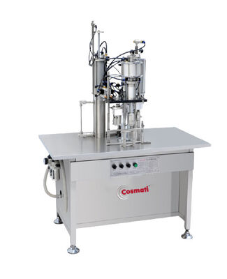 Aerosol Spray Cans Filling Machine Semi Automatic 30-300ml Filling Range