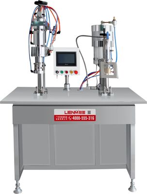 3 In 1 Bag On Valve Aerosol Filling Machine Single Man Operate