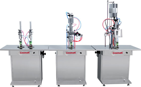 Small aerosol liquid bottle filling machine spray filling machine