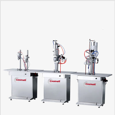 Semi automatic aerosol gas Air freshener filling body spray cans filling machines