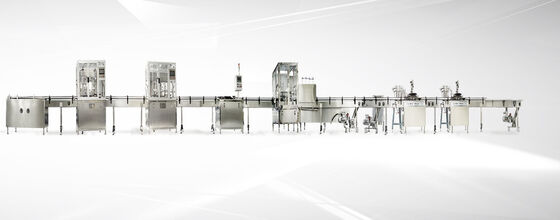 Automatic Spray Paint Cans Aerosol Filling Machine 3000-3600cans/hr
