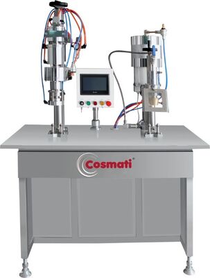 Automatic Aerosol Spray Filling Machine For Cosmetic Industry