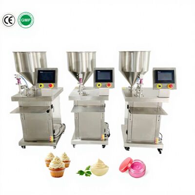Pneumatic Semi Automatic Honey Mayonnaise Chocolate Chili Sauce Hopper Filling Machine