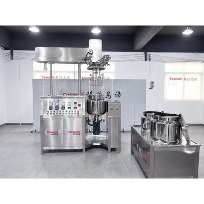 Cream Moisturizer Vacuum Emulsifying Mixer Mud Mask Homogenizer Agitator