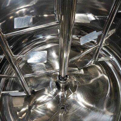 Fruit Juice Stainless Steel Mixing Tank Beverage Shampoo Blending Tank 1000L