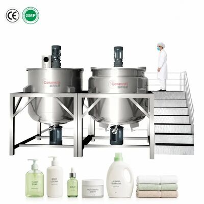 Fruit Juice Stainless Steel Mixing Tank Beverage Shampoo Blending Tank 1000L