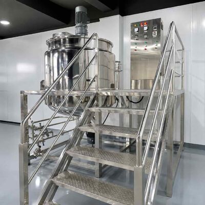 Chemical Blending Tank 3000L 304 Stainless Steel Custom Heating Homogenizer