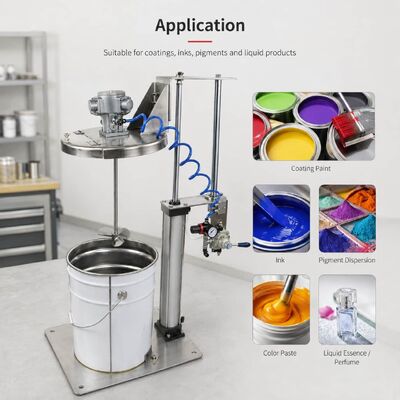 Lab Type Liquid Mixer Perfume Paint Explosion Proof Pneumatic Stirrer