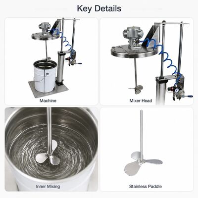 Lab Type Liquid Mixer Perfume Paint Explosion Proof Pneumatic Stirrer