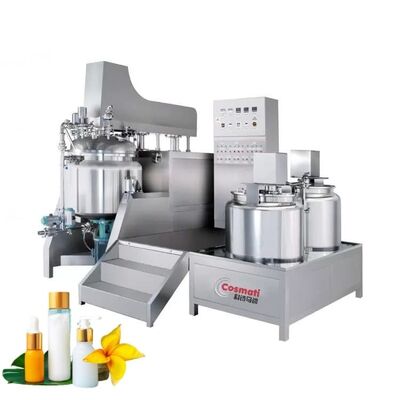 100L Electric Shampoo Mixing Tank Circular Cosmetic Agitator Mixer Equipment