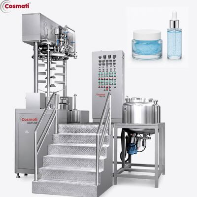 Vacuum Ointment Mixing Machine Cosmetic Cream Lotion Emulsifying Production Line