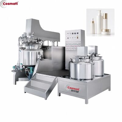 Vacuum Homogenizing Emulsifier Mixer Custom Cream Toothpaste Equipment