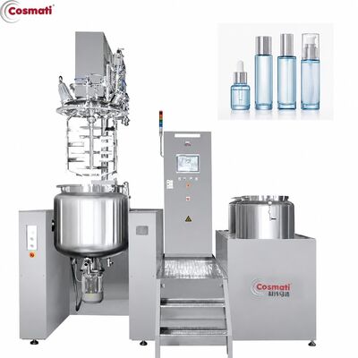 Vacuum Homogenizing Emulsifier Mixer Custom Cream Toothpaste Equipment