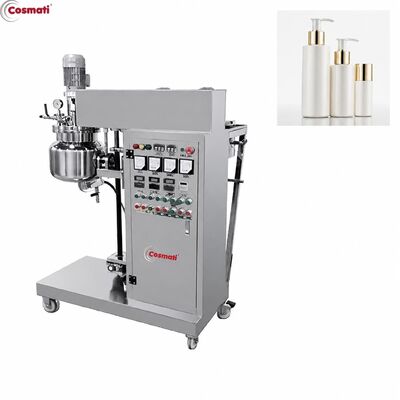 Vacuum Homogenizing Emulsifier Mixer Cosmetic Lotion Shampoo Sunscreen Cream