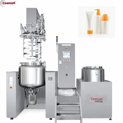 Vacuum Homogenizing Emulsifier Mixer Cosmetic Lotion Shampoo Sunscreen Cream