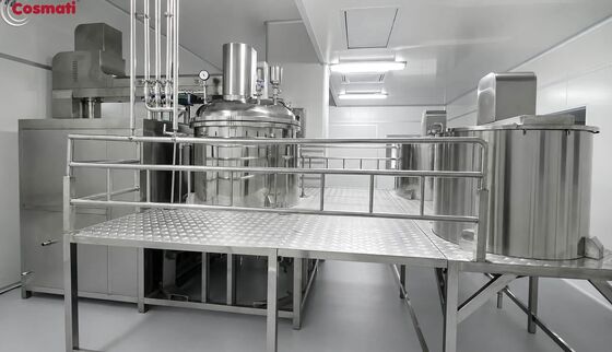Vacuum Homogenizing Emulsifier Mixer Cosmetic Lotion Shampoo Sunscreen Cream