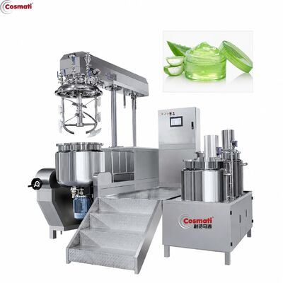 Automatic Vacuum Homogenizing Emulsifier Gel Cosmetic Chemical Mixing Machine