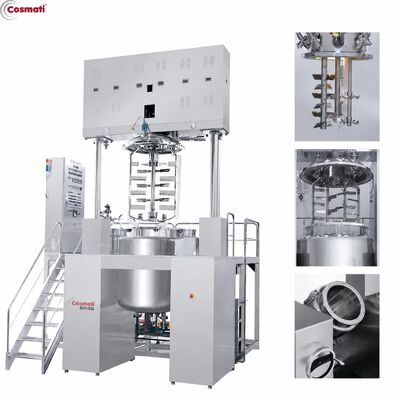 Automatic Vacuum Homogenizing Emulsifier Gel Cosmetic Chemical Mixing Machine