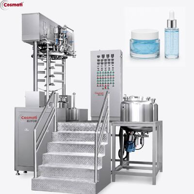 Vacuum Homogenizer Emulsifier Mixer Eye Cream Mud Mask Cosmetic Making Machine