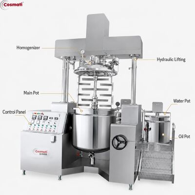 High Shear Homogenizing Emulsifier Mixer High Speed Dispersing Mixing Machine