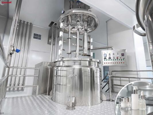 Toothpaste Making Machine Vacuum Emulsifier High Shear Homogenizer Equipment