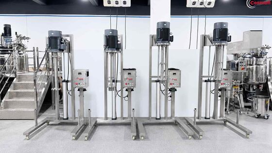 Pneumatic Lift High Shear Homogenizer Mixer for Chemical Disperser Cream Shampoo