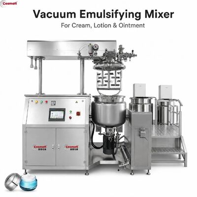 Cosmetic Mixing Tank Small Vacuum Emulsifier Homogenizer Mixer for Making Mayonnaise