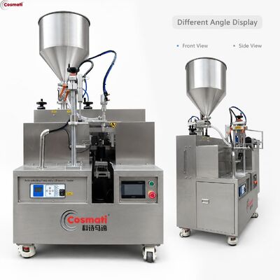 Semi Automatic Ultrasonic Soft Tube Filling Sealing Machine for Hand Cream Toothpaste